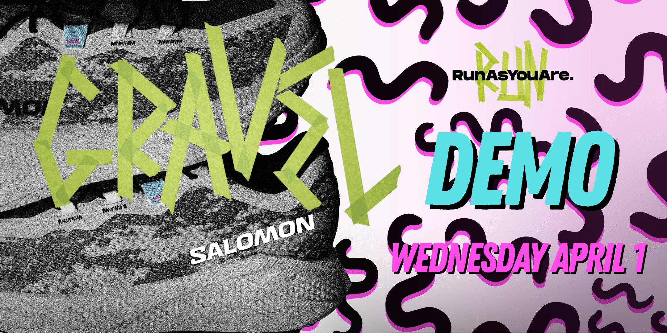 Salomon gravel running event tile