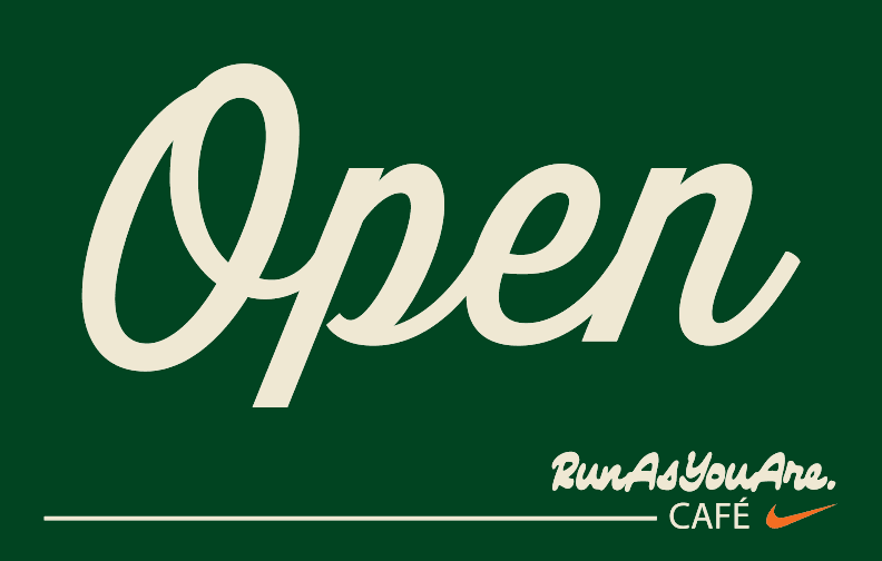 RunAsYouAre Café open hours